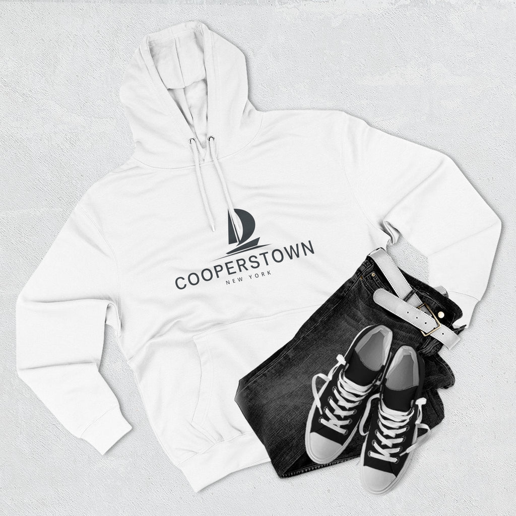 Cooperstown Inspired Fleece Hoodie, Casual Wear, Relaxation, Gift for Autumn Lovers, Travel Essential
