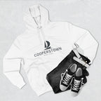 Cooperstown Inspired Fleece Hoodie, Casual Wear, Relaxation, Gift for Autumn Lovers, Travel Essential