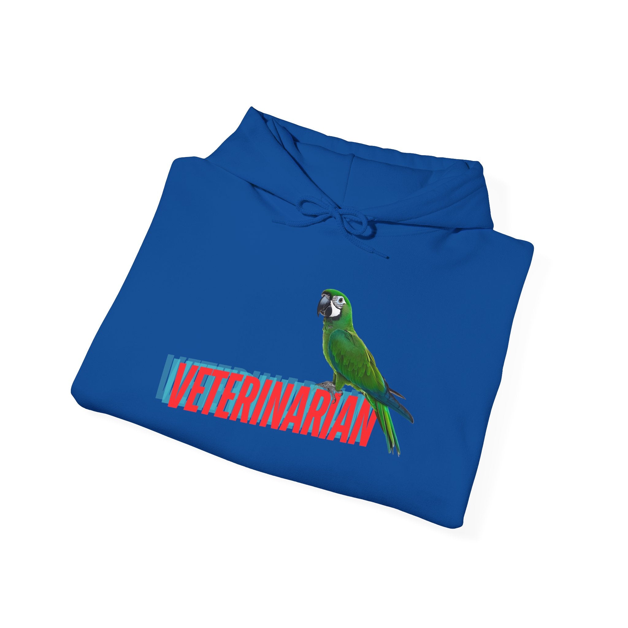 Veterinarian Parrot Hoodie - Cozy Sweatshirt for Animal Lovers, Perfect Gift for Pet Owners, Veterinary Staff, Animal Rescue Events