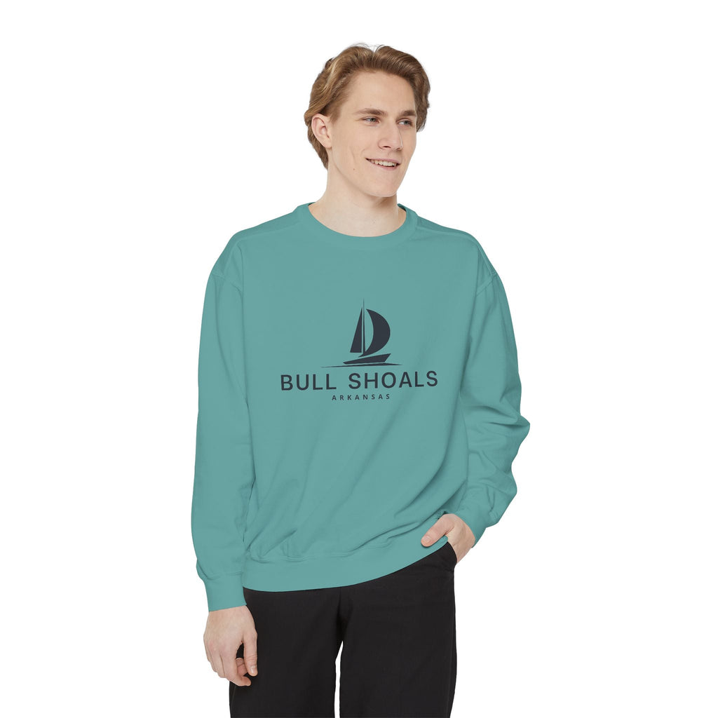 Bull Shoals Vibes Unisex Sweatshirt | Garment-Dyed Comfort, Perfect for Casual Outings, Travel, Gifts, Autumn Days