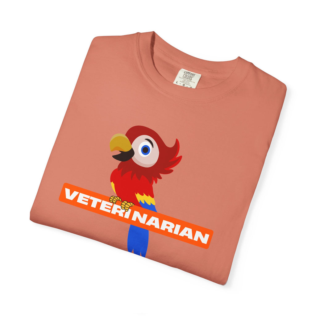 Veterinarian Parrot T-Shirt | Cute Animal Lover Shirt, Unisex Teen Gift, Animal Care Apparel, Funny Pet Shirt, Veterinary Gifts