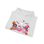 Halloween Boo Sweatshirt, Unisex Hoodie for Fall, Cozy Ghost Design, Cute Autumn Apparel, Halloween Costume