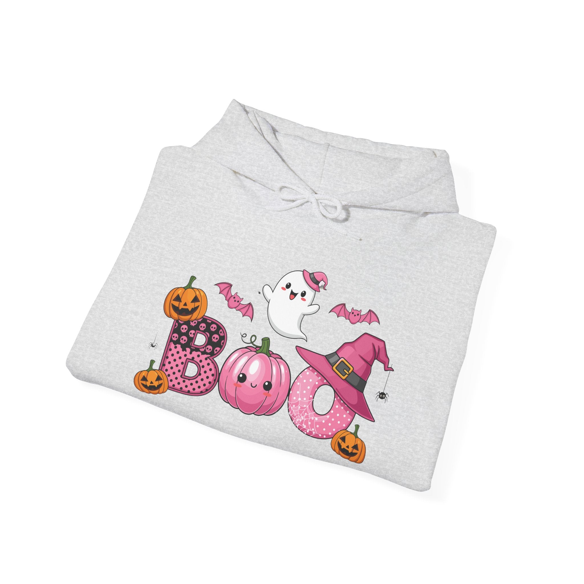 Halloween Boo Sweatshirt, Unisex Hoodie for Fall, Cozy Ghost Design, Cute Autumn Apparel, Halloween Costume