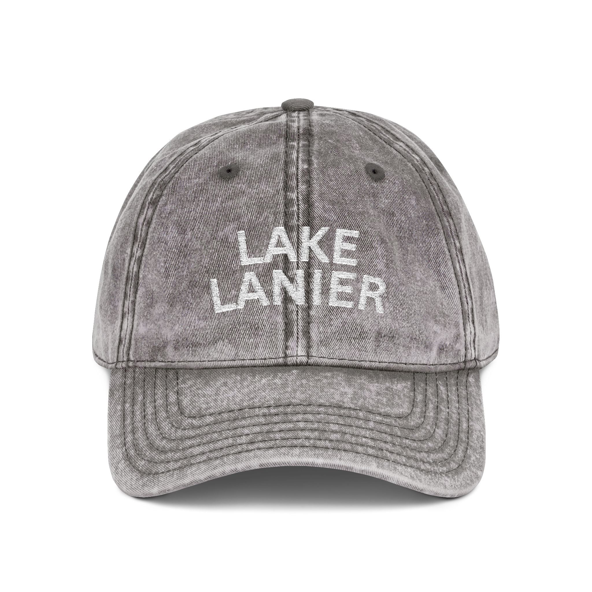 Lake Lanier Vintage Embroidered Cap with 'Love' Design, Retro Style Hat for Casual Outfits, Gift for Him or Her, Summer Accessories, Fashionable Cap
