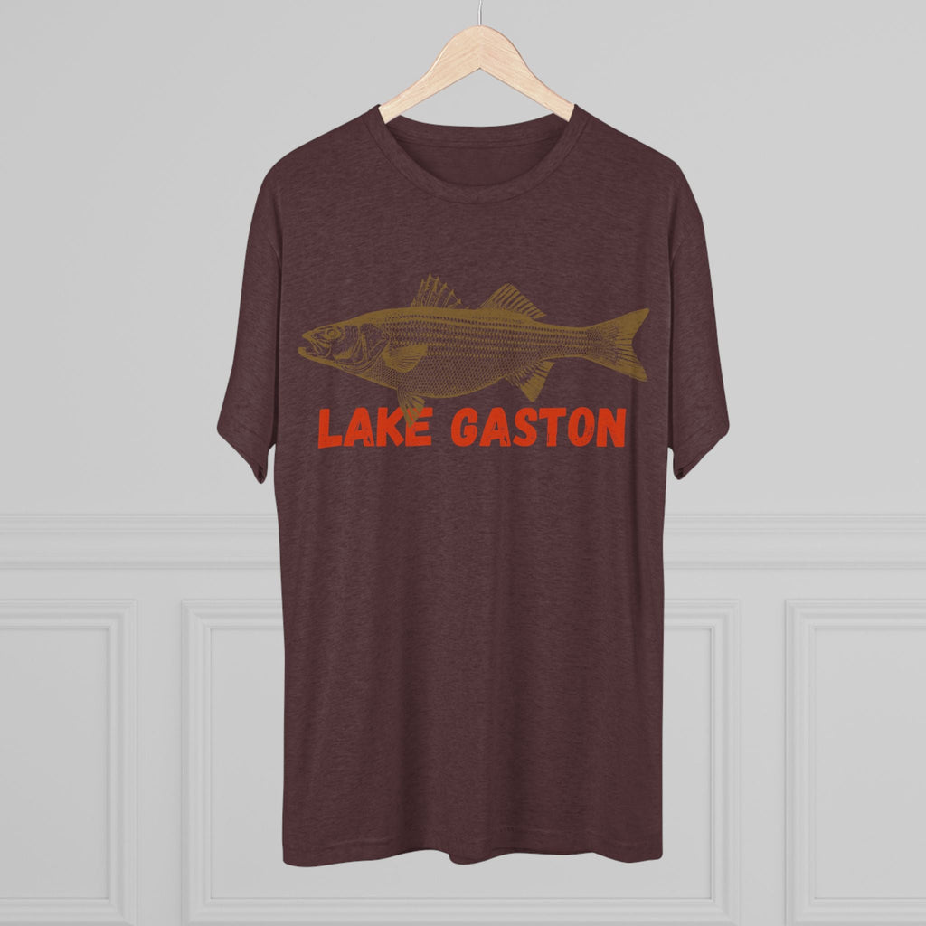 Lake Gaston Fishing Tee, Unisex Crew Neck Shirt, Summer Lake Apparel, Gift for Fishermen, Outdoor Adventure T-Shirt, Lake House Style