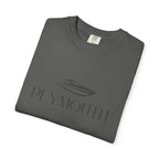 Plymouth Chill Vibes Tee - Unisex Garment-Dyed T-shirt for Autumn Lovers, Casual Wear, Gifts for Him/Her