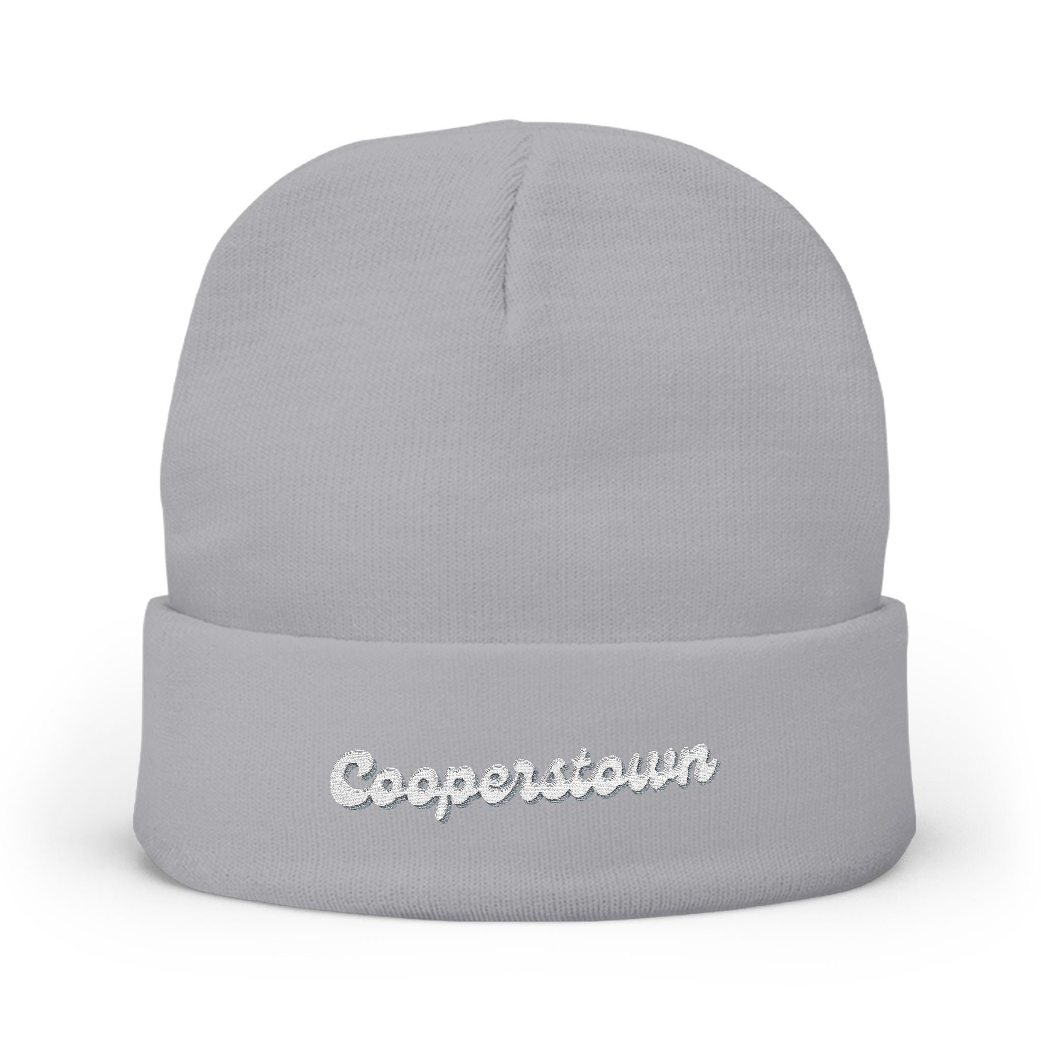 Cooperstown Cozy Embroidered Knit Beanie | Winter Hat, Casual Fashion Accessory, Gift for Him/Her, Cozy Style, Outdoor Wear