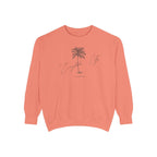 Everglades City Chill Vibes Sweatshirt - Unisex Garment-Dyed Style, Perfect for Lounging