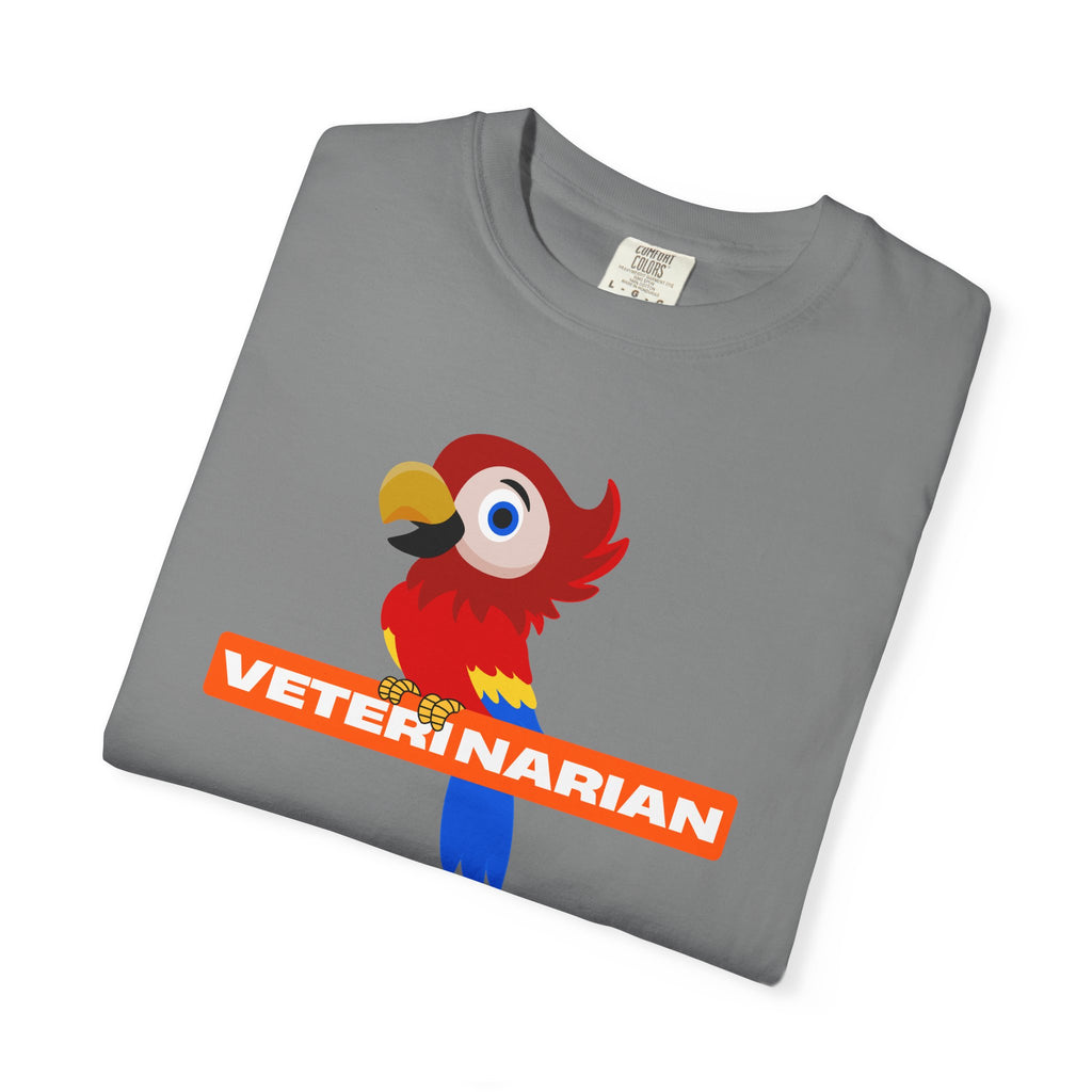 Veterinarian Parrot T-Shirt | Cute Animal Lover Shirt, Unisex Teen Gift, Animal Care Apparel, Funny Pet Shirt, Veterinary Gifts