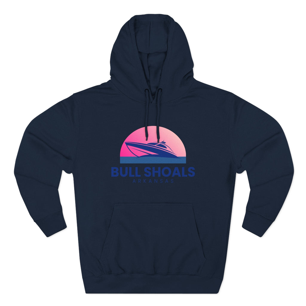 Bull Shoals Vibes Hoodie with Design, Perfect for Autumn Lovers, Comfortable and Stylish, Great Gift for Vacations