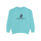 Plymouth Vibes Unisex Sweatshirt | Garment-Dyed Comfort, Perfect for Casual Outings, Travel, Gifts, Autumn Days