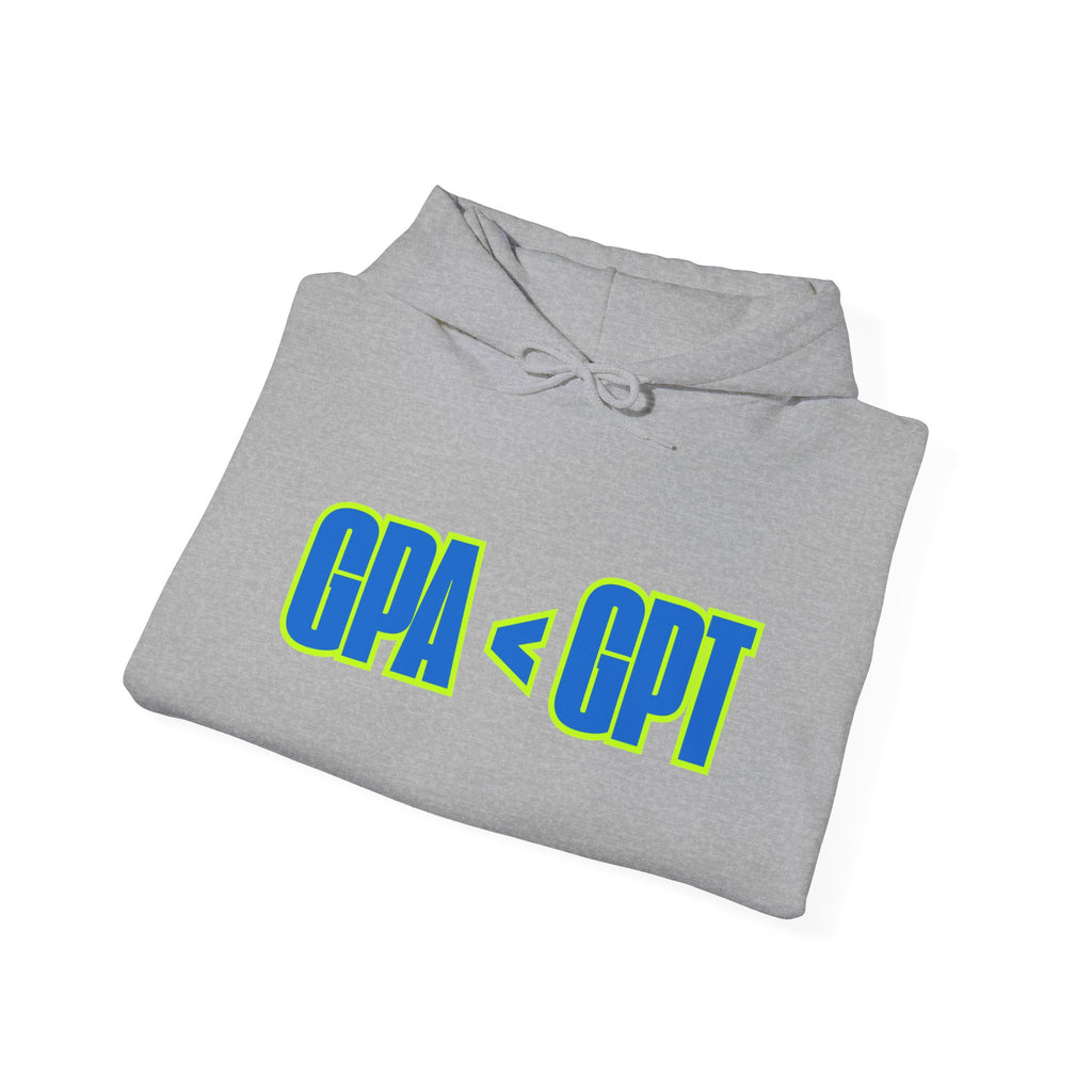 4.0 GPA < GPT 5.0 - Trendy GPA < GPT Sweatshirt for Students, Gift for College, Casual Wear, Study Sessions, Graduation