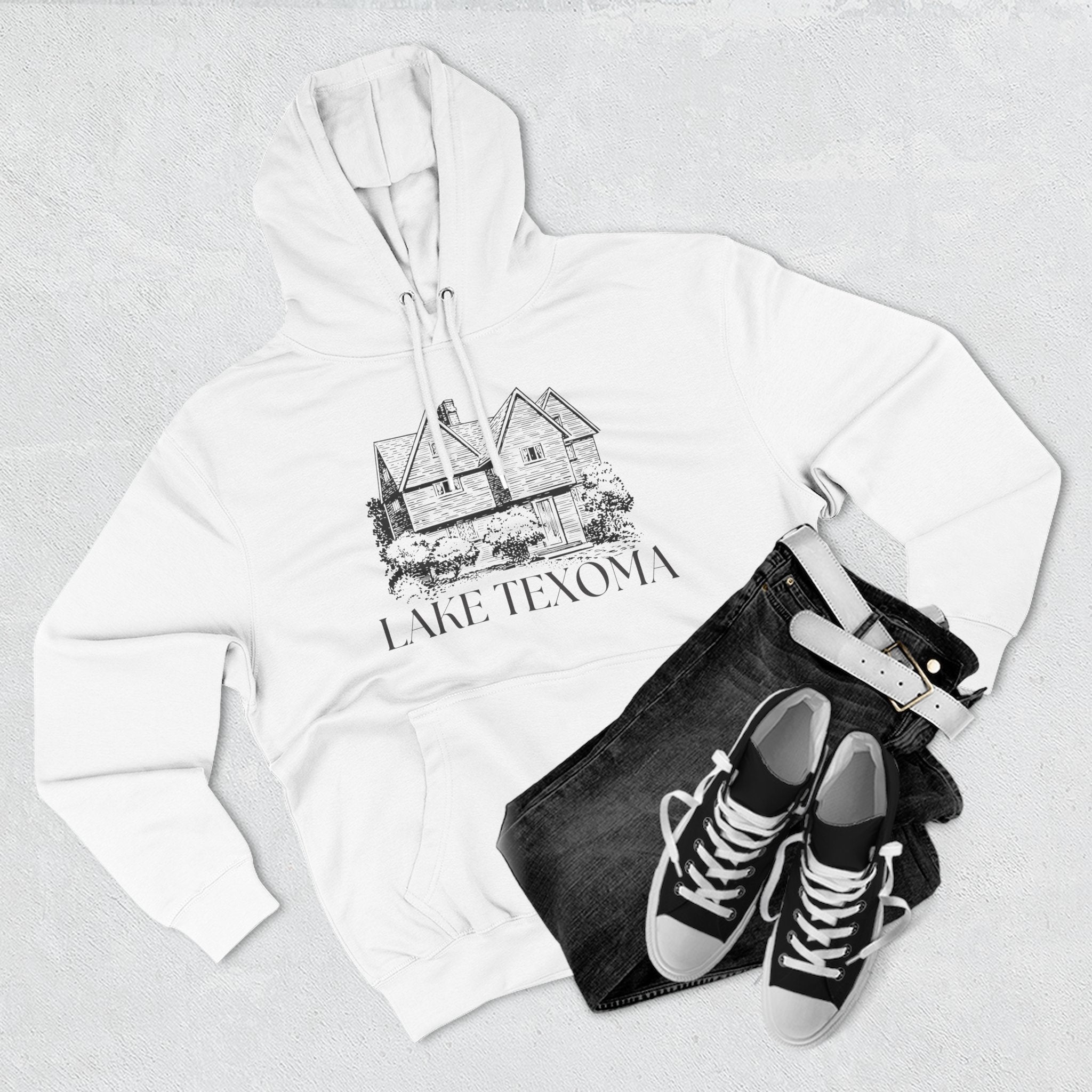 Lake Texoma Hoodie, Great for Beach Trips, Lake Days, Gift for Summer Lovers, Casual Wear, Travel Essential
