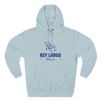 Key Largo Inspired Fleece Hoodie, Casual Wear, Relaxation, Gift for Autumn Lovers, Travel Essential
