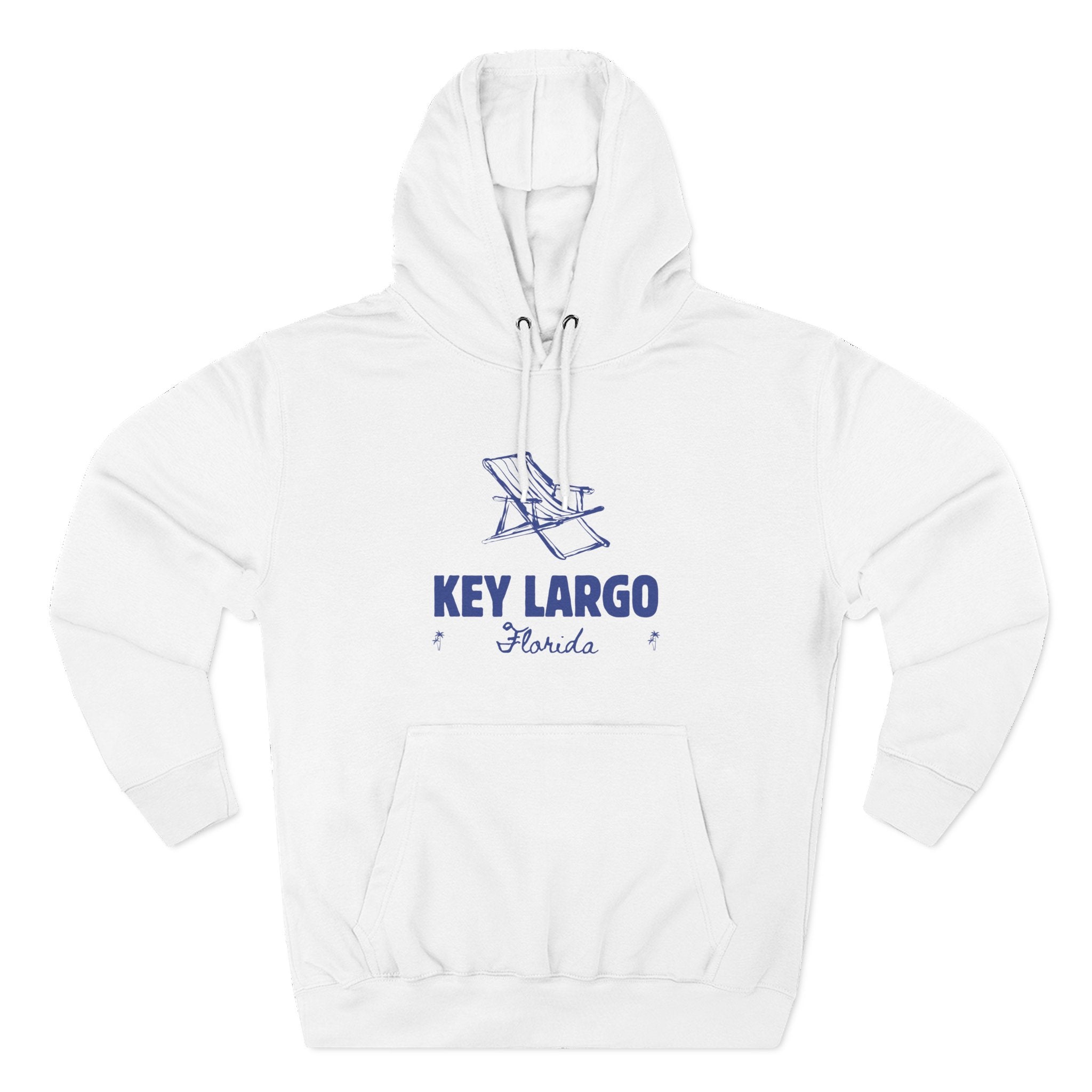 Key Largo Inspired Fleece Hoodie, Casual Wear, Relaxation, Gift for Autumn Lovers, Travel Essential
