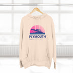 Plymouth Vibes Hoodie with Design, Perfect for Autumn Lovers, Comfortable and Stylish, Great Gift for Vacations