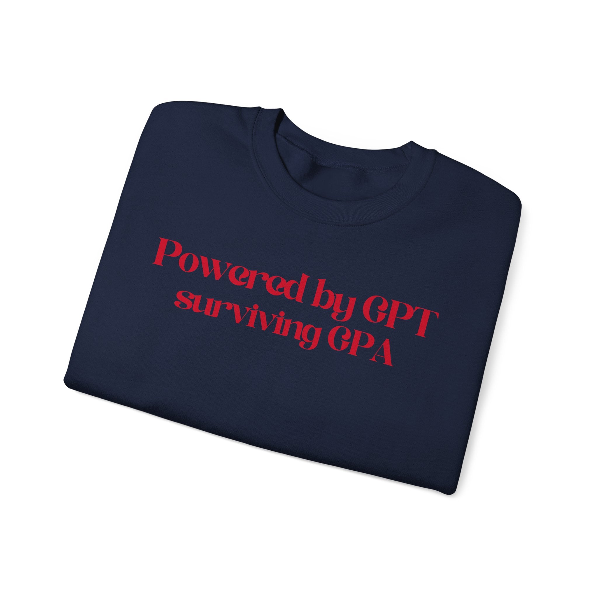 Surviving GPA Sweatshirt - Unisex Casual Crewneck, Gift for Tech Enthusiasts, College Students, Relaxed Fit for Everyday Wear