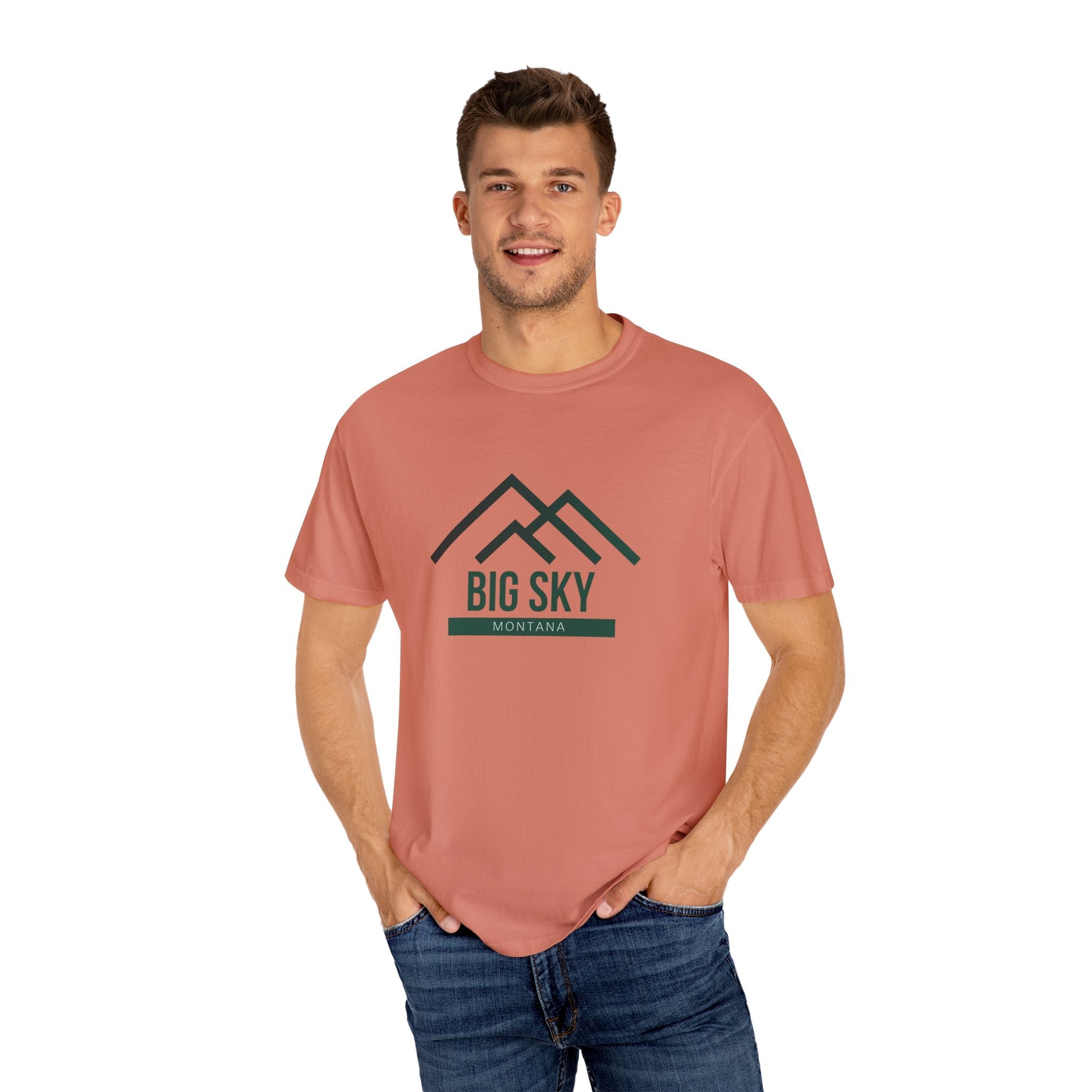 Big Sky Vibes, Unisex T-shirt, Casual Tee, Travel Souvenir, Vacation Top
