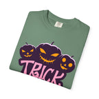 Halloween Trick or Treat T-Shirt, Unisex Halloween Tee, Spooky Autumn Shirt, Fun Costume Top, Trick or Treat Apparel