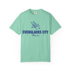 Everglades City - Unisex Garment-Dyed T-shirt, Casual Outfit, Gift for Nature Lovers, Vacation Essentials