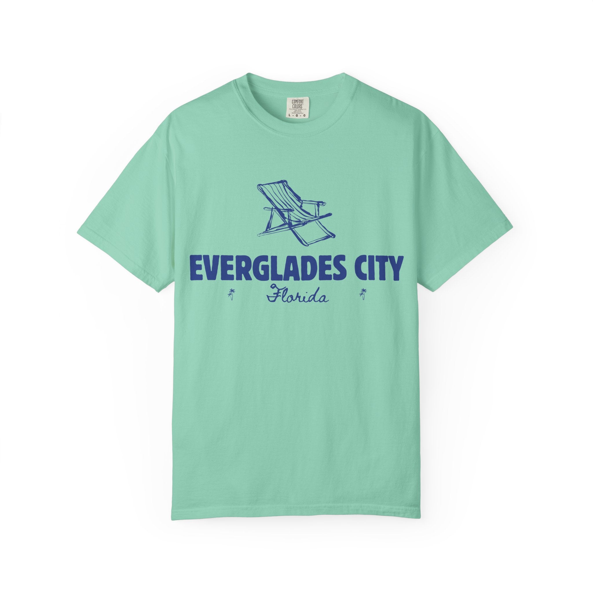 Everglades City - Unisex Garment-Dyed T-shirt, Casual Outfit, Gift for Nature Lovers, Vacation Essentials