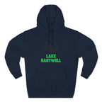 Lake Hartwell Fleece Hoodie, Cozy Sweatshirt, Outdoor Adventure Wear, Unique Gift for Lake Lovers, Perfect for Fall and Winter