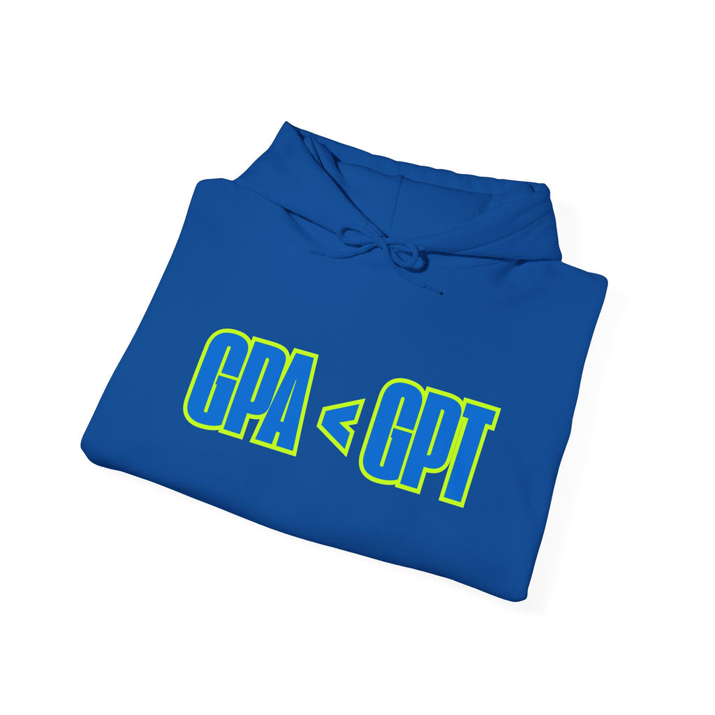 4.0 GPA < GPT 5.0 - Trendy GPA < GPT Sweatshirt for Students, Gift for College, Casual Wear, Study Sessions, Graduation