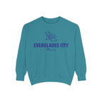 Everglades City Vibes Unisex Sweatshirt | Garment-Dyed Comfort, Perfect for Casual Outings, Travel, Gifts, Autumn Days