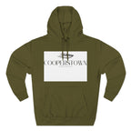 Cooperstown Stylish Three-Panel Fleece Hoodie for Cozy Days, Casual Wear, Warm Layering, Gift for Him or Her