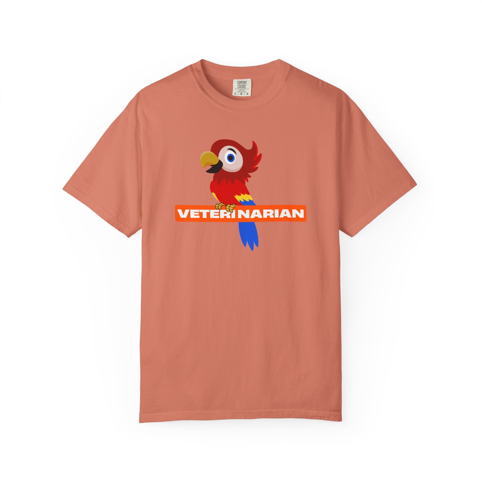 Veterinarian Parrot T-Shirt | Cute Animal Lover Shirt, Unisex Teen Gift, Animal Care Apparel, Funny Pet Shirt, Veterinary Gifts