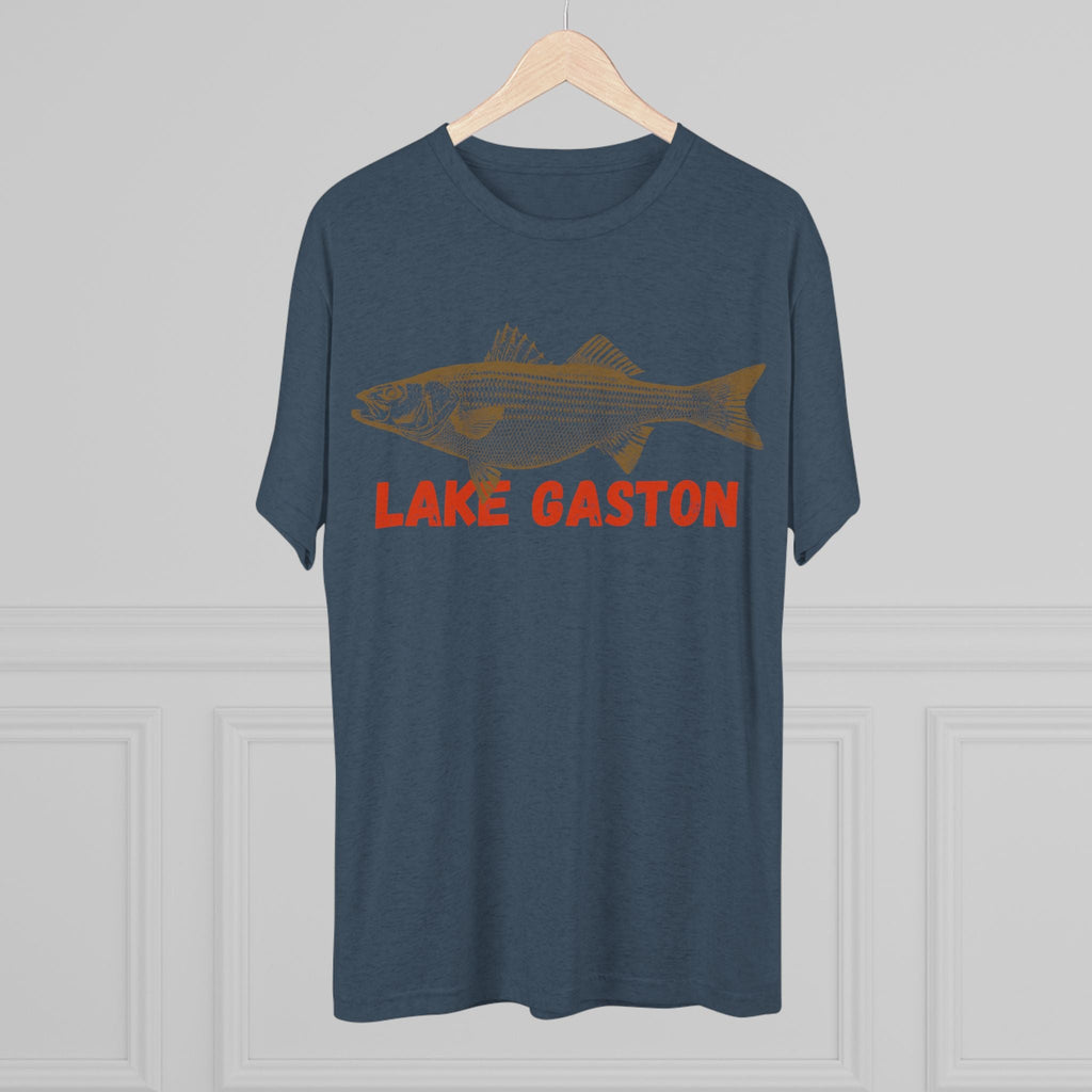 Lake Gaston Fishing Tee, Unisex Crew Neck Shirt, Summer Lake Apparel, Gift for Fishermen, Outdoor Adventure T-Shirt, Lake House Style