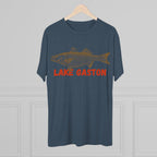 Lake Gaston Fishing Tee, Unisex Crew Neck Shirt, Summer Lake Apparel, Gift for Fishermen, Outdoor Adventure T-Shirt, Lake House Style
