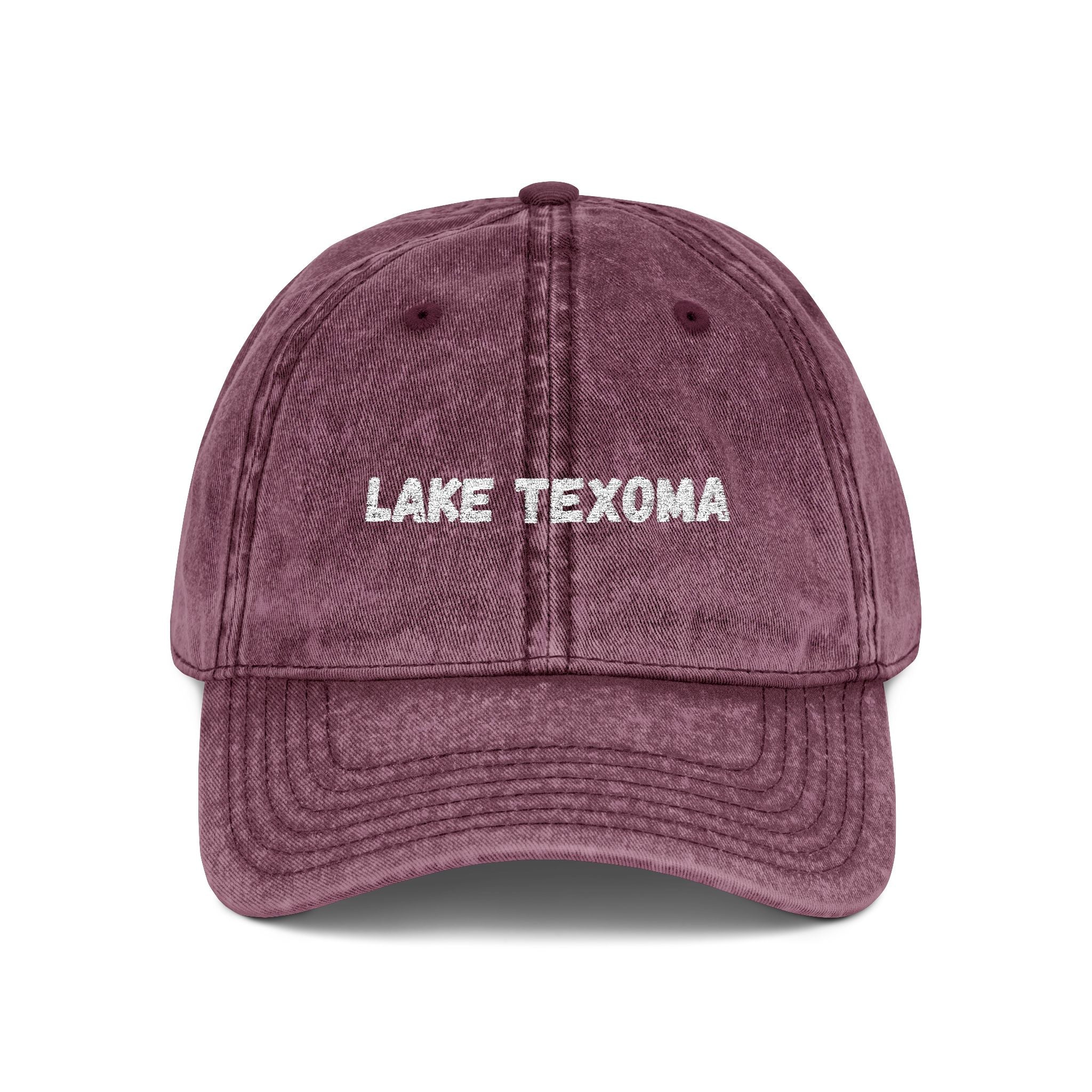 Lake Texoma Embroidered Hat, Vintage Cap, Casual Summer Accessory, Gift for Outdoor Lovers, Lake Trip Gear