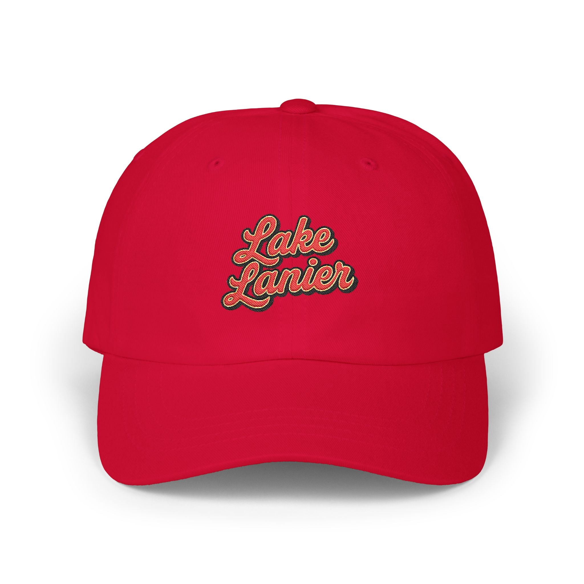 Lake Lanier Classic Dad Cap - Adjustable Summer Baseball Hat, Gift for Dad, Vacation Accessory, Laid-back Style, Casual Wear