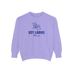Key Largo Vibes Unisex Sweatshirt | Garment-Dyed Comfort, Perfect for Casual Outings, Travel, Gifts, Autumn Days