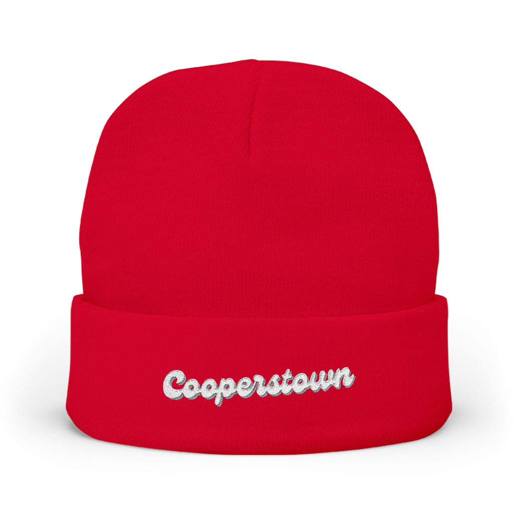 Cooperstown Cozy Embroidered Knit Beanie | Winter Hat, Casual Fashion Accessory, Gift for Him/Her, Cozy Style, Outdoor Wear
