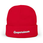 Cooperstown Cozy Embroidered Knit Beanie | Winter Hat, Casual Fashion Accessory, Gift for Him/Her, Cozy Style, Outdoor Wear