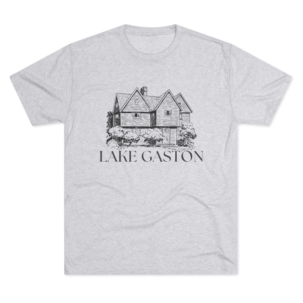 Lake Gaston Unisex Tri-Blend Crew Tee, Casual T-Shirt, Summer Apparel, Lake House Shirt, Gift for Friends, Travel Tee