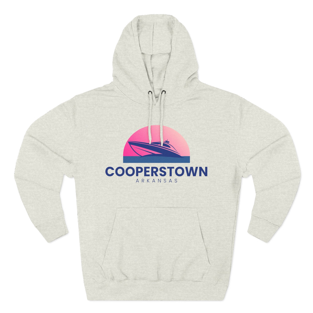 Cooperstown Vibes Hoodie with Design, Perfect for Autumn Lovers, Comfortable and Stylish, Great Gift for Vacations