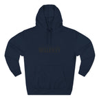 Wellesley Stylish Three-Panel Fleece Hoodie for Everyday Comfort, Personalized Gift, Casual Wear, Unisex Hoodie, Cozy Fashion