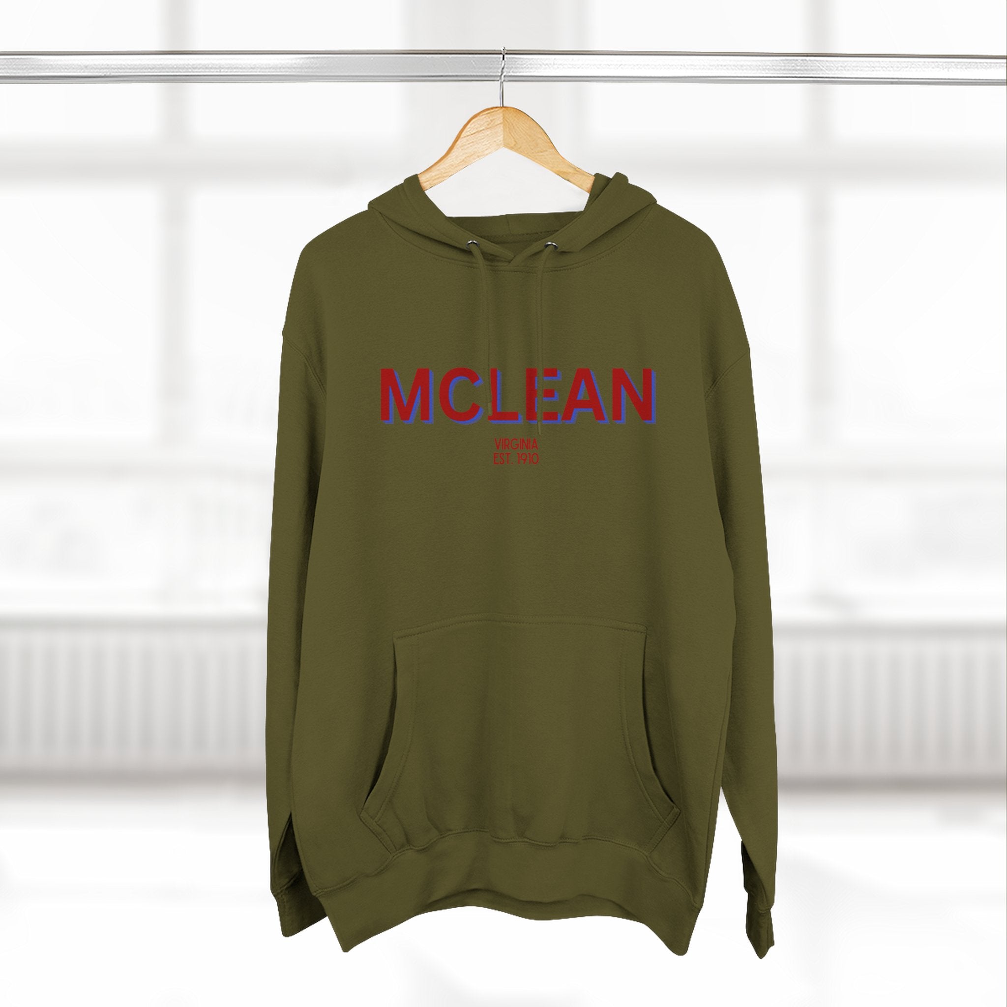 McLean Fleece Hoodie, Casual Sweatshirt, Cozy Layering Piece, Perfect Gift for All Occasions, Stylish Streetwear