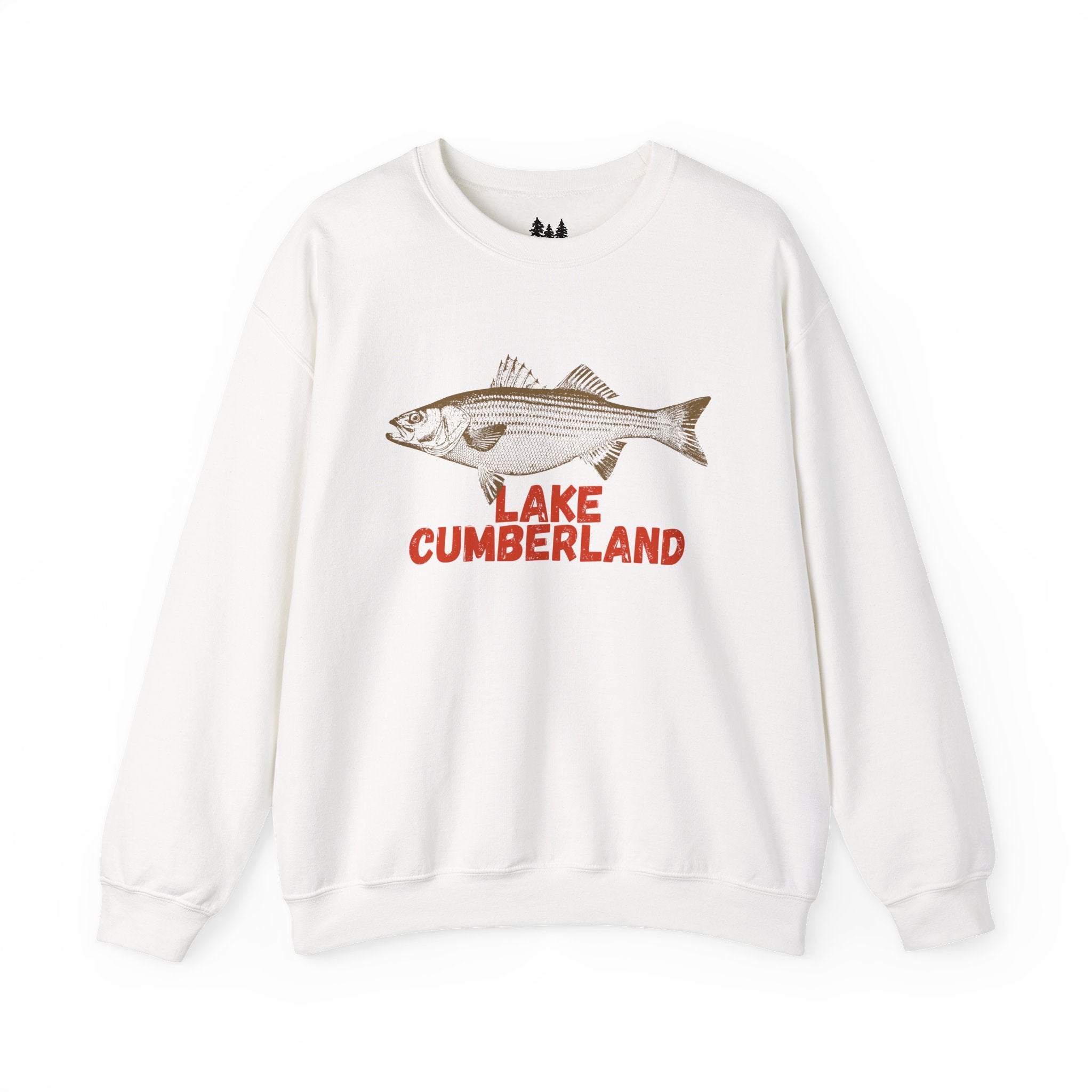 Lake Cumberland Fishing Sweatshirt, Unisex Crewneck, Casual Wear, Gift for Fishermen, Outdoor Apparel, Lake House Cozy