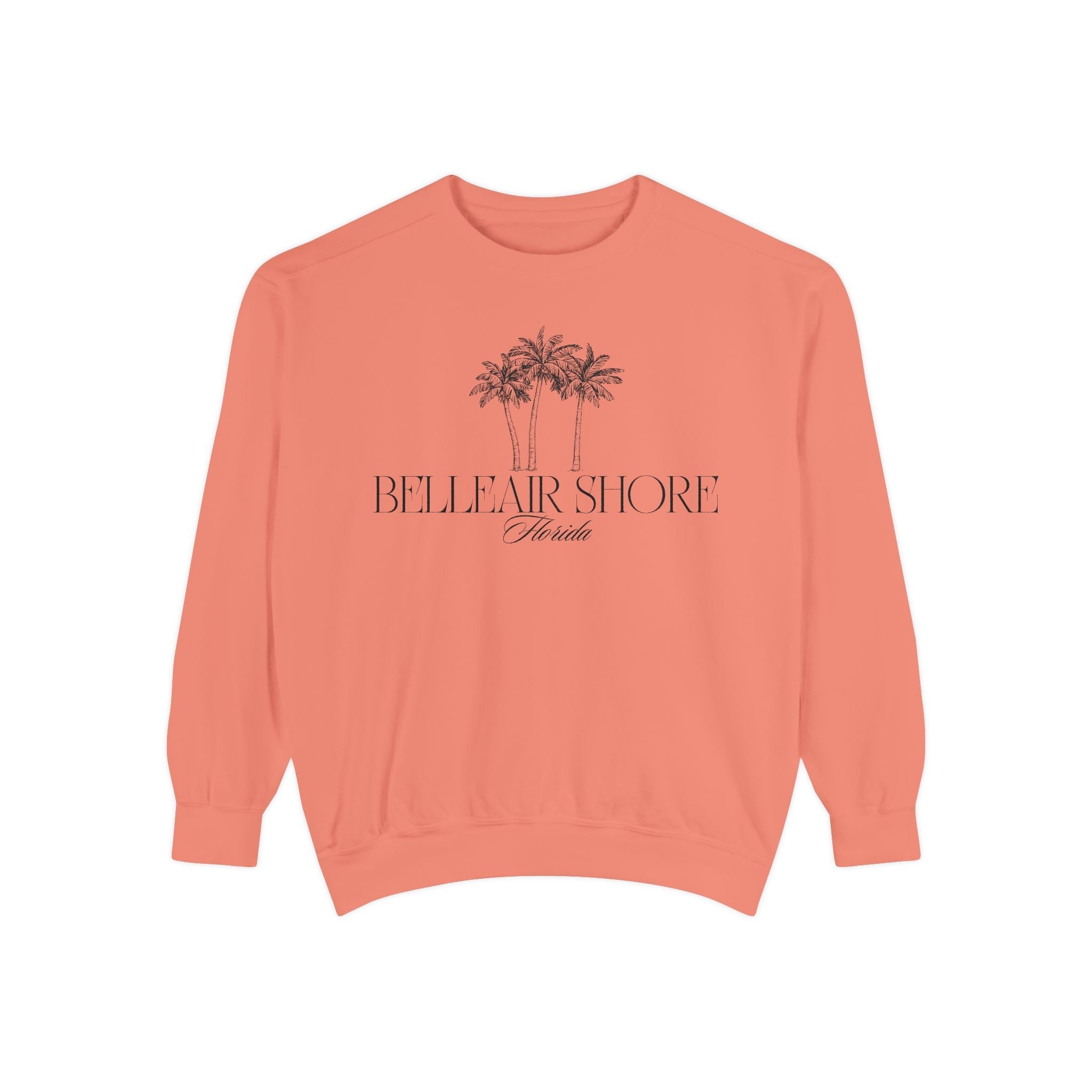 Belleair Shore Beach Vibes Unisex Sweatshirt | Garment-Dyed Comfort, Perfect for Casual Outings, Travel, Gifts, Summer Days, Bellear Shore