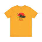 Lake Gaston Tee - Kayaking Graphic Unisex Jersey Short Sleeve Shirt, Outdoor Adventure Gift, Summer Vibes, Lake Lover Apparel
