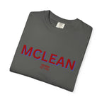 McLean Garment-Dyed Unisex T-Shirt, Casual Tee, Vintage Style Shirt, Everyday Wear, Birthday Gift, Unique Apparel