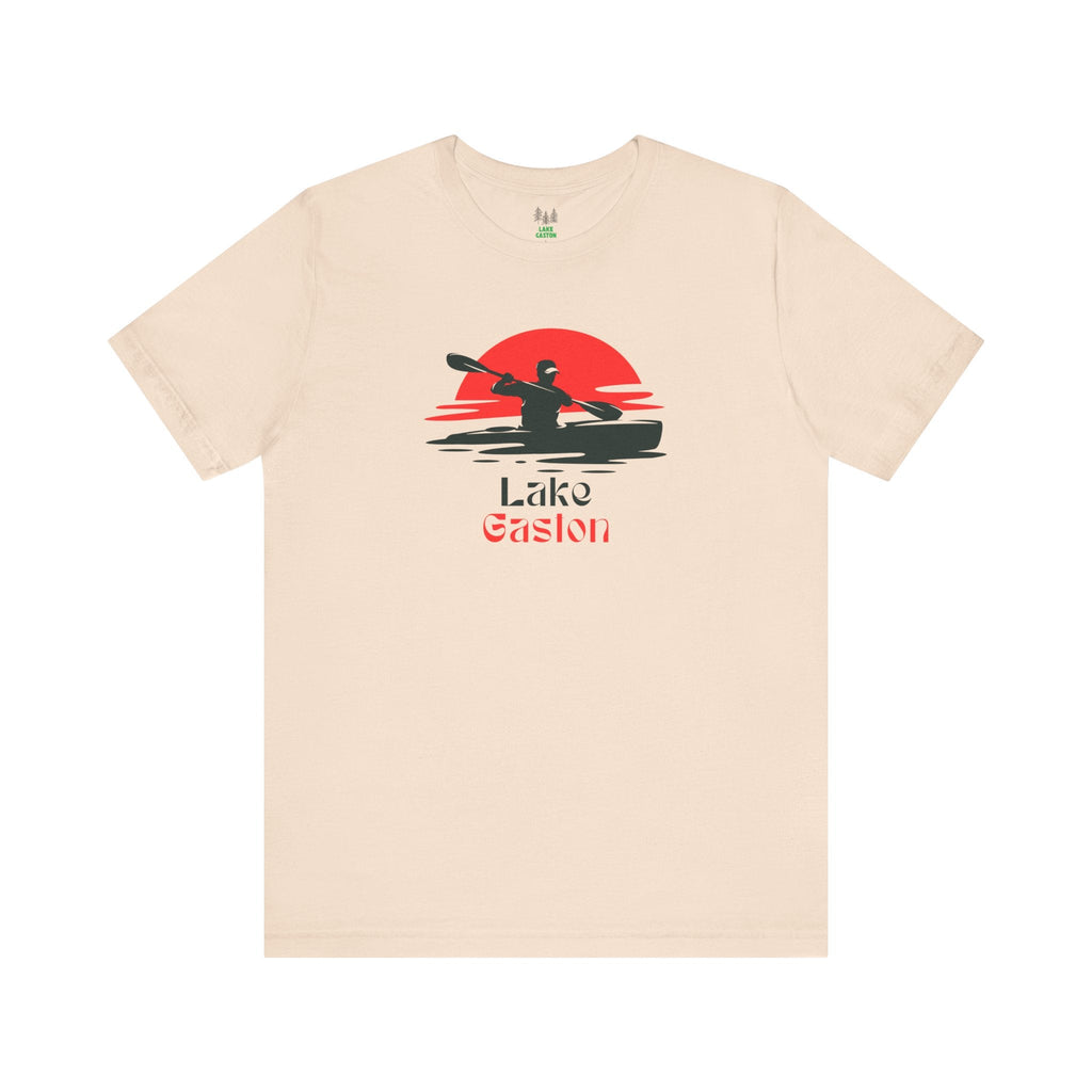 Lake Gaston Tee - Kayaking Graphic Unisex Jersey Short Sleeve Shirt, Outdoor Adventure Gift, Summer Vibes, Lake Lover Apparel