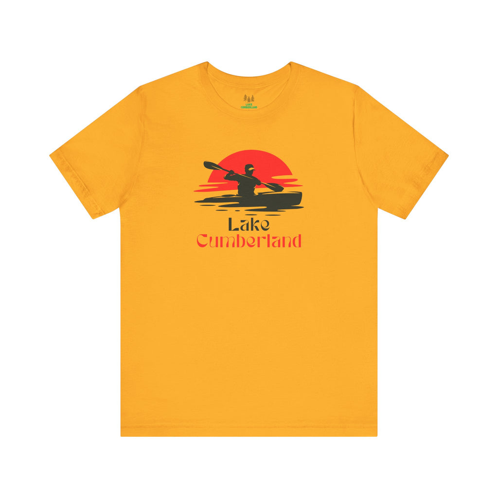 Lake Cumberland Tee - Kayaking Graphic Unisex Jersey Short Sleeve Shirt, Outdoor Adventure Gift, Summer Vibes, Lake Lover Apparel