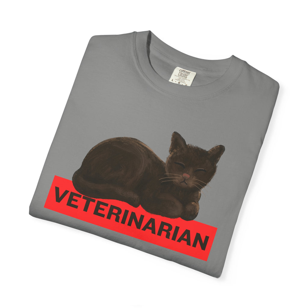 Veterinarian Cat T-Shirt, Funny Animal Lover Tee, Pet Owner Gift, Cute Vet Shirt, Unique Veterinary Apparel, Animal Rescue Shirt