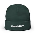 Cooperstown Cozy Embroidered Knit Beanie | Winter Hat, Casual Fashion Accessory, Gift for Him/Her, Cozy Style, Outdoor Wear