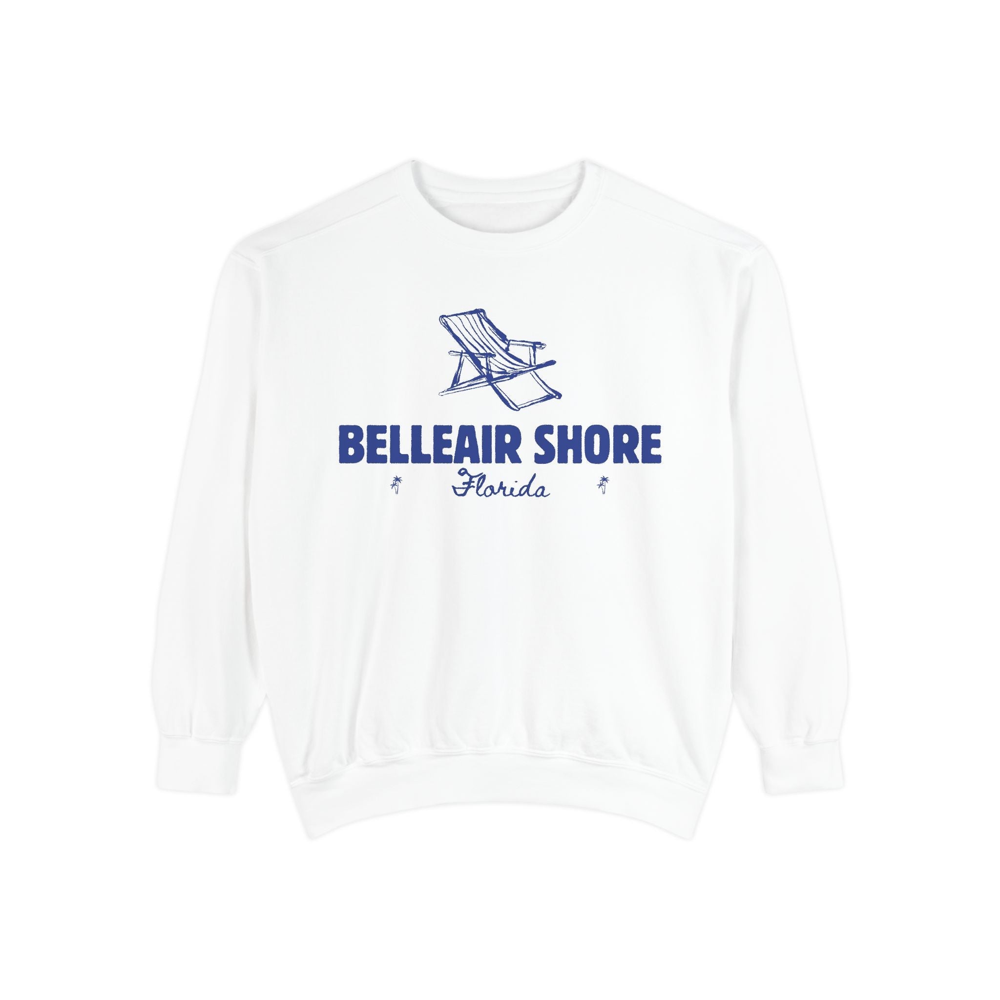 Belleair Shore Unisex Sweatshirt, Cozy Beach Vibes, Perfect Summer Gift, Florida Apparel, Relaxed Style for All
